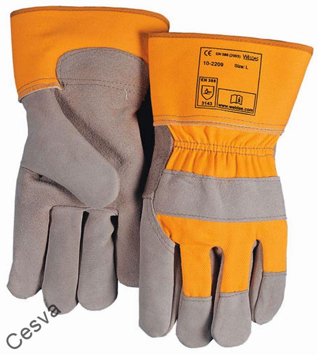 Bezpečnostně barvené pracovní rukavice